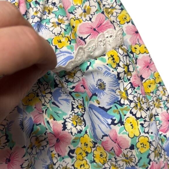 pink, blue, and‎ yellow hues. 2 buttons  20” L 10” Chest - Picture 9 of 12